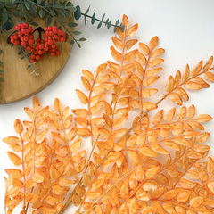 Ветка рябины оранжевая, свисающее растение, 91 см, набор 2 ветки.