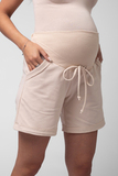 Шорты для беременных 15805 светло-бежевый