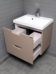 Тумба подвесная под умывальник Дюна 60 Латте В2