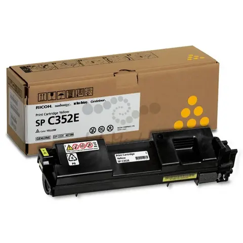 408218 Картридж Ricoh SP C352E желтый (6К) для SP C352DN