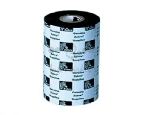 Zebra Wax Ribbon, 110mmx74m, 2300, Standard, 12mm core