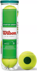 Мячи теннисные Wilson Starter Play Green (4 мяча в банке)