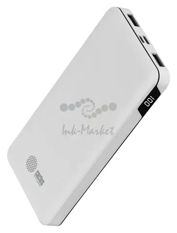 Мобильный аккумулятор Cactus CS-PBFSKT-10000_MAK 10000mAh 2.1A 2xUSB белый