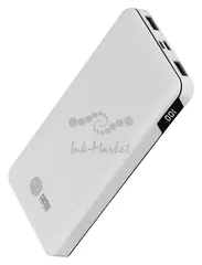 Мобильный аккумулятор Cactus CS-PBFSKT-10000_MAK 10000mAh 2.1A 2xUSB белый — фото 1