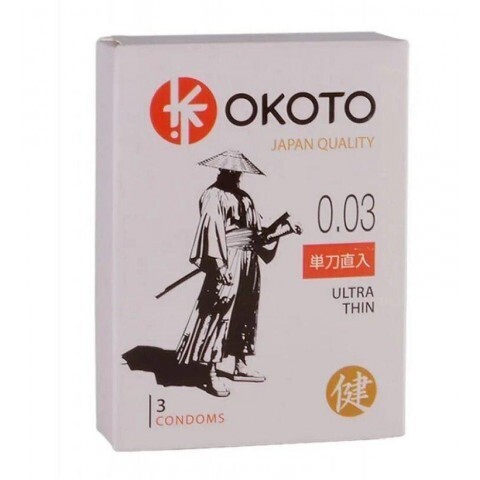 Презервативы OKOTO ULTRA THIN, ультратонкие, 3 шт