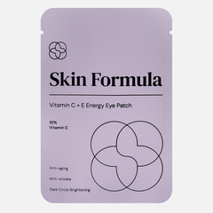 SKIN FORMULA Vitamin C+E Energy Eye Patch Патчи против темных кругов, морщин и дряблости кожи, 2 шт