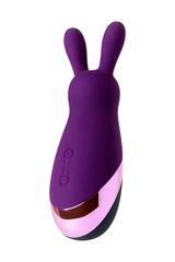 Фиолетовый стимулятор эрогенных зон Eromantica BUNNY - 21,5 см. - 