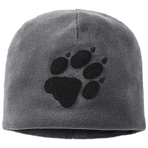 Картинка шапка Jack Wolfskin paw hat grey heather - 1