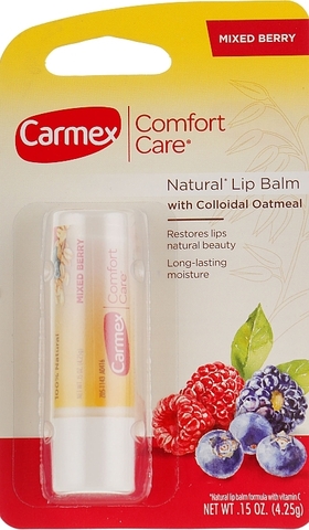 Carmex Comfort Care Mixed Berry Lip Balm Stick4.25 g.