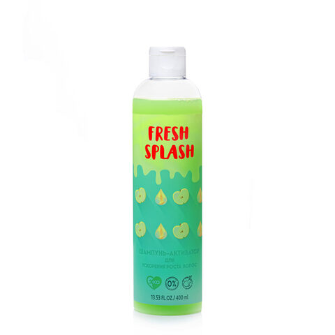 Bio World Fresh Splash Шампунь-активатор для ускорения роста волос, 400 мл