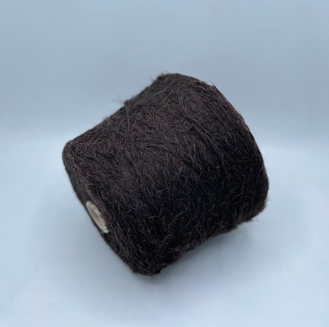 Бобинная пряжа (пр.Италия), art-Feather 130м/100гр.80%Меринос, 10%Шелк, 10%Полиамид, цвет-Коричневая патина арт.31410