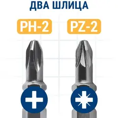 Бита отверточная с магнитным кольцом ПРАКТИКА 