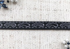 Лента жаккардовая, ш. 1,1 см.