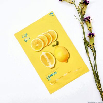 Осветляющая тканевая маска с лимоном Holika Holika Lemon Pure Essence Mask Sheet