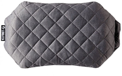 Надувная подушка Klymit Pillow Luxe Grey, серая - 2