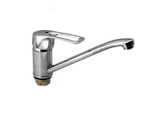 Дикалан 67-0-730 Смеситель стандарт однорычажный для кухни, гайка, керамический картридж 40мм, гусак 25см, (шт.)