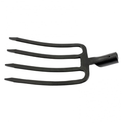 Вилы 4-х рогие, огородные, 180х280 мм, кованые, без черенка, Сибртех