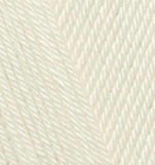 ALIZE "DİVA", 100% Микрофбира акрил, 100 гр, 350 м, 01 кремовый