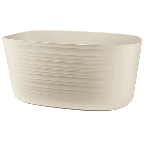 Кашпо 39х18см Guzzini Tierra бежевое