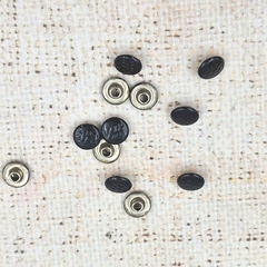 Хольнитены, d 9х7 мм, чёрный с надписью