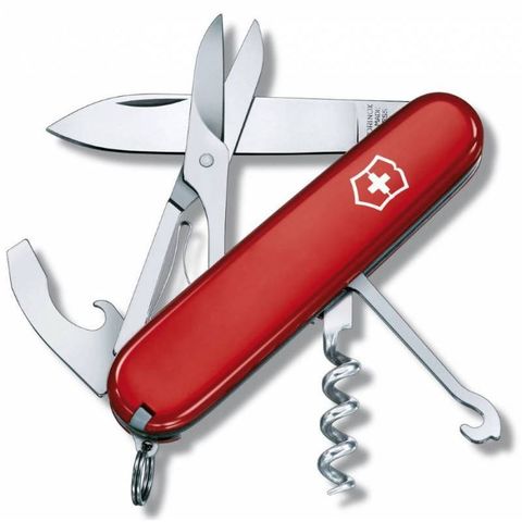 Нож перочинный Victorinox Compact (1.3405) 91мм 15функций красный