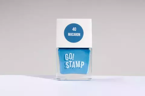 Лак для стемпинга GO STAMP 40 Macaron 11мл