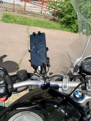 Металлический держатель с USB-разъемом для телефона на руль мотоцикла, X-80