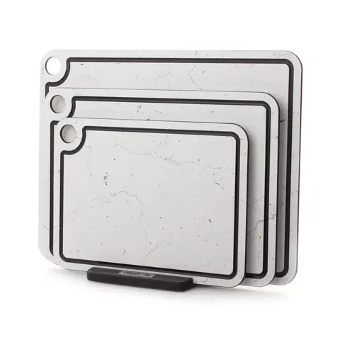 Набор разделочных досок 3шт мрамор ComposeEat Elegance Бьянко