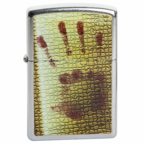 Зажигалка Zippo, цвет латунь/сталь, серебристая, 36х12х56 мм (207 Hand Print) | Wenger-Victorinox.Ru