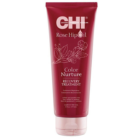 CHI Rose Hip Oil Color Nurture: Восстанавливающая маска для волос с маслом шиповника (Recovery Treatment)