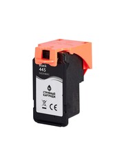 Струйный картридж Sakura 8283B001 (445 Black) для Canon PIXMA MG2440, 2540, 2940, iP2840, пигментный тип чернил, черный, 8 мл., 180 к.