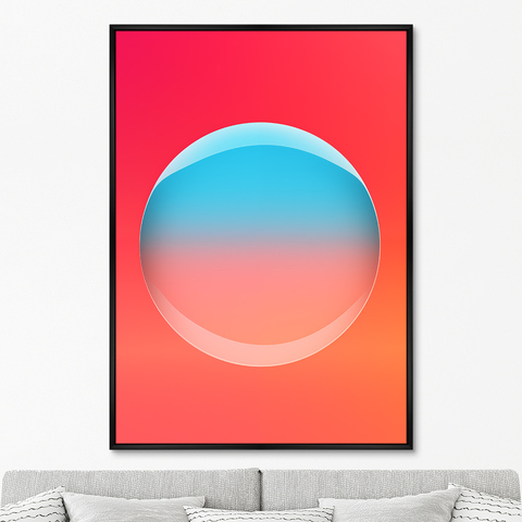 ArtNoMore - Репродукция картины на холсте Light light bubble, 2024г.