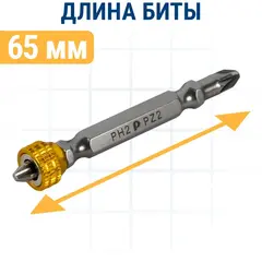 Бита отверточная с магнитным кольцом ПРАКТИКА 