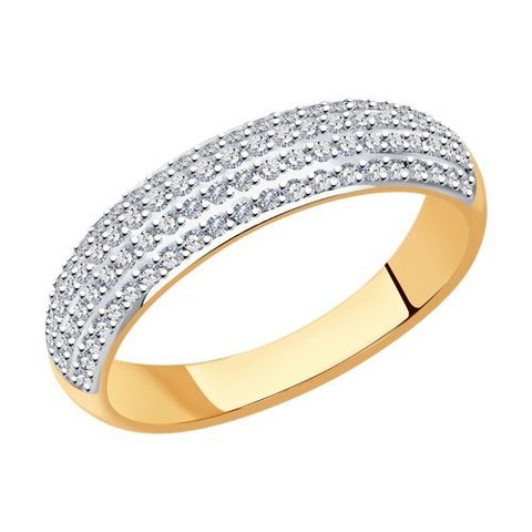1012175 - Кольцо из золота с бриллиантами