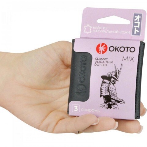 Презервативы в кейсе OKOTO MIX №3 (классический, точечный и тонкий)