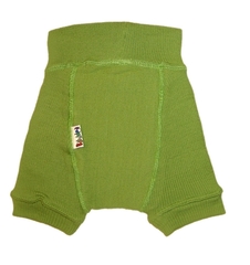 Пеленальные штанишки короткие Babyidea Wool Shorties, Зелёный (шерсть мериноса 100%)