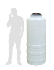 Бочка  узкая Экогрупп ДВ 350 л. (355 л.) вертикальный (600x600x1480см;зеленый) - арт.561034