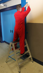 Стремянка STABILO с деревянной накладкой 2х4 (123862)