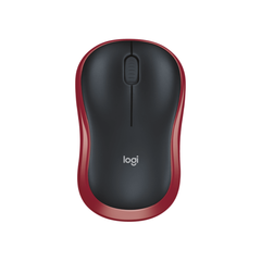 Мышь Logitech Wireless Mouse M185 красный