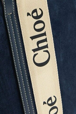 Сумка-тоут Chloé Woody Mini синий