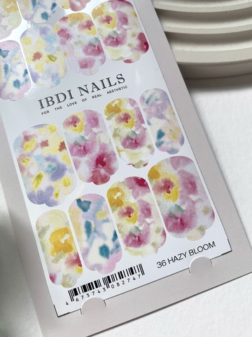 Пленки для маникюра IBDI NAILS 36 HAZY BLOOM