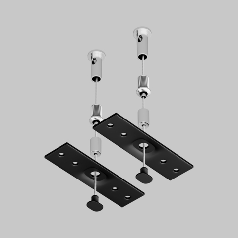 Комплектующие для накладной трековой системы Maytoni Accessories for tracks exility TRA034SW-2B
