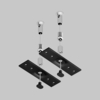 Комплектующие для накладной трековой системы Maytoni Accessories for tracks exility TRA034SW-2B