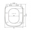 Berges 016403 сиденье для унитаза Code SO duroplast  микролифт, быстросъём, металл