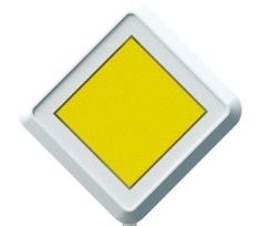 Знак дорожный (светоотражающий)