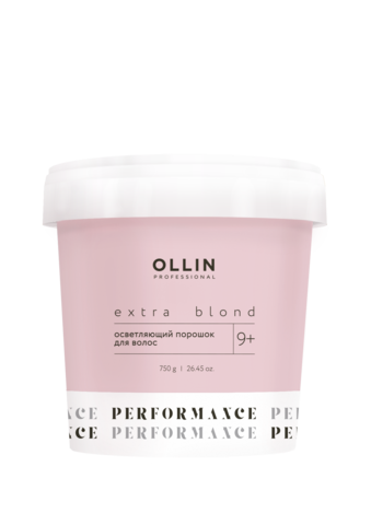 OLLIN Professional EXTRA BLOND PERFORMANCE 9+ Осветляющий порошок для волос 750г