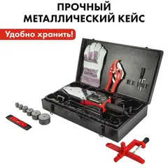 Сварочный аппарат д/пласт труб QUATTRO ELEMENTI ST-2000 (2кВт,20-63мм,перч,уров,ножн,кейс)(793-350)