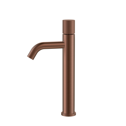 Boheme 122-BRB.4 Смеситель STICK для умыв. выс. BRUSHED BRONZE SPIRALE