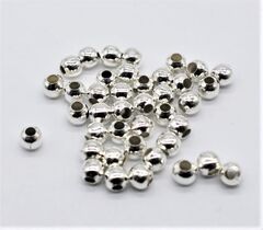 Бусина разделительная металл, d 2 мм