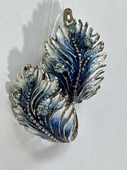 Плима (серьги из серебра)